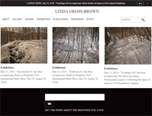 Tablet Screenshot of lindagrossbrownstudio.com
